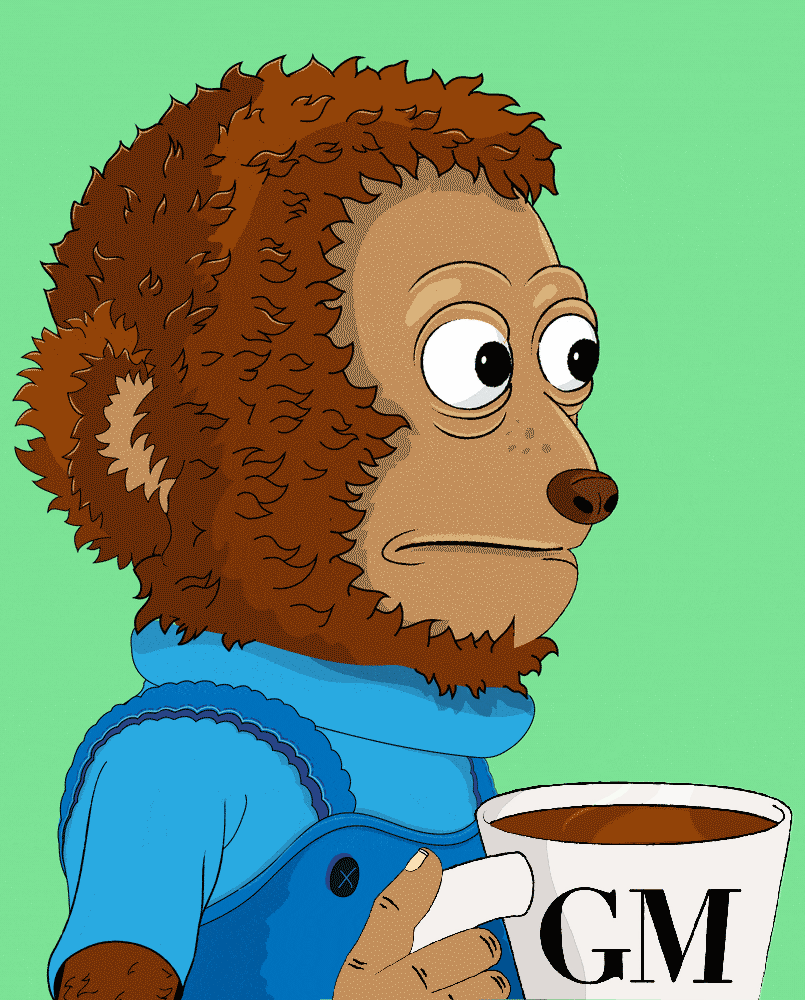 Kento drinking coffee